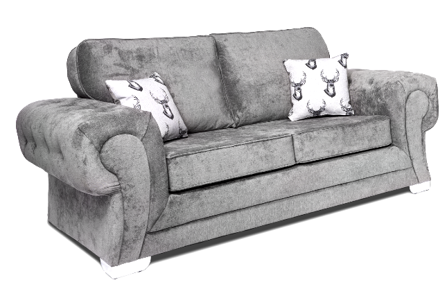 Verona Full Back 3+2 Seater Sofa Set – Grey