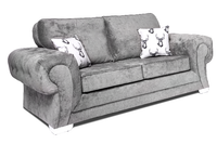 Verona Full Back 3+2 Seater Sofa Set – Grey