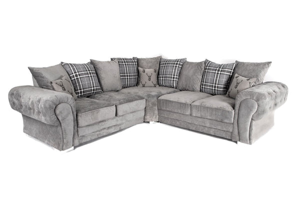 Verona 5 Seater Scatter Back Corner Sofa