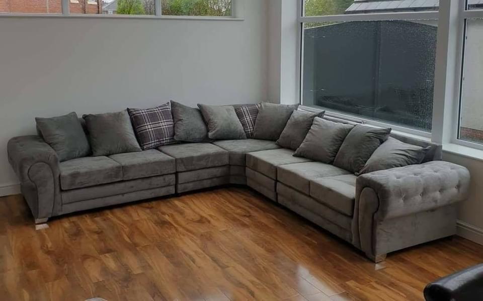 Verona 7 Seater L Shaped Corner Sofa