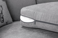 Verona 3+2 Sofa Set – Grey