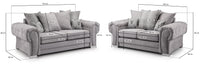 Verona 3+2 Sofa Set – Grey