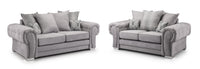 Verona 3+2 Sofa Set – Grey