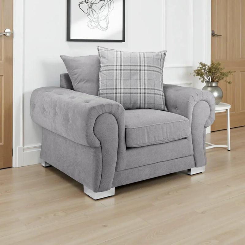 Verona Scatter Back Armchair  Stylish & Comfortable Accent Chair for Modern Living Rooms