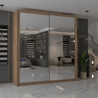 CHICAGO WHITE WARDROBE 90/100/120/150/180/203cm