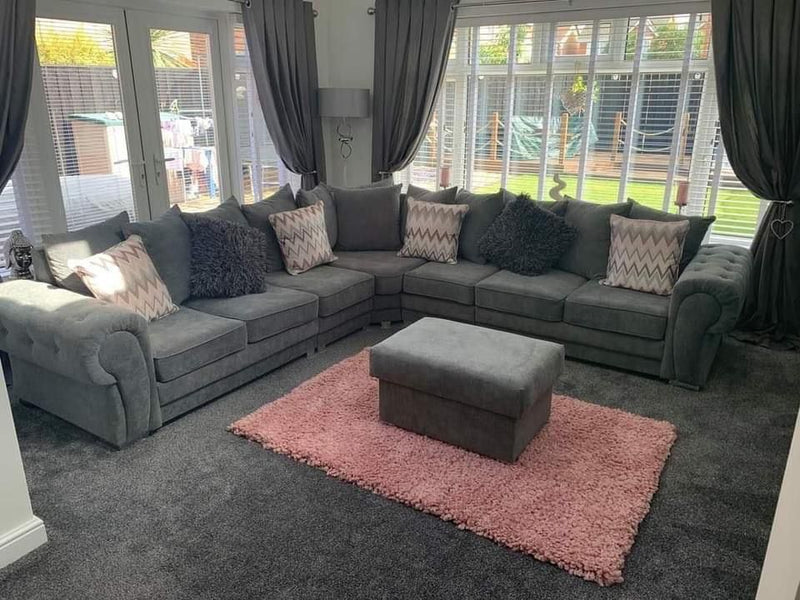 Verona 7 Seater L Shaped Corner Sofa