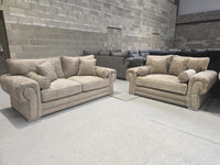 Verona 3+2 Seater Sofa Set – Mink Alaska Fabric