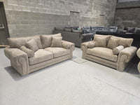 Verona 3+2 Seater Sofa Set – Mink Alaska Fabric