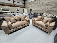 Malibu 3+2 Seater Sofa Set – Plush Mink