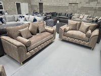 Malibu 3+2 Seater Sofa Set – Plush Mink