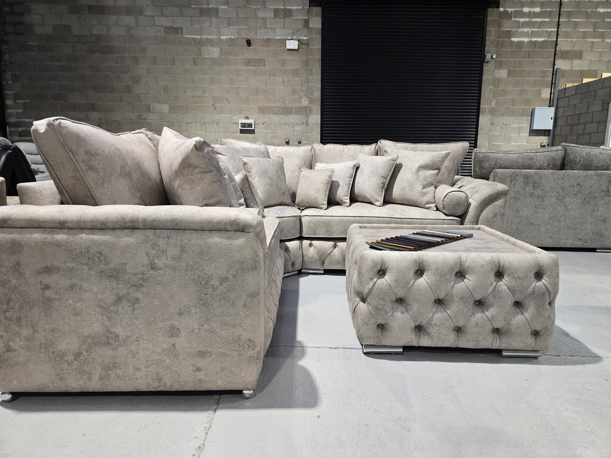 Malibu Chesterfield Corner Sofa