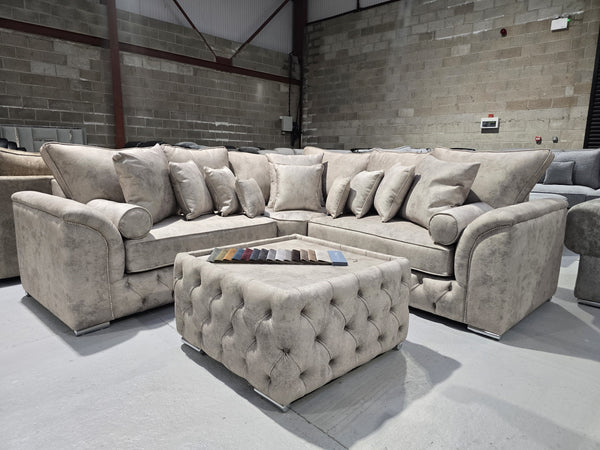 Malibu Chesterfield Corner Sofa