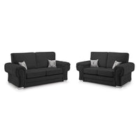 Verona 3+2 Sofa Set – Grey