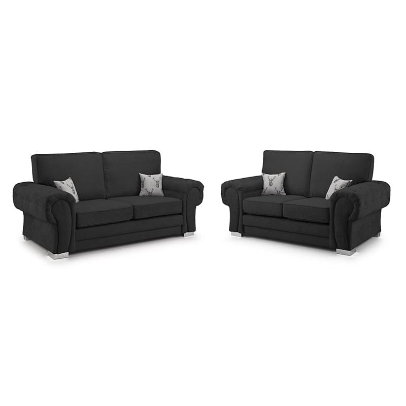 Verona 3+2 Sofa Set – Grey