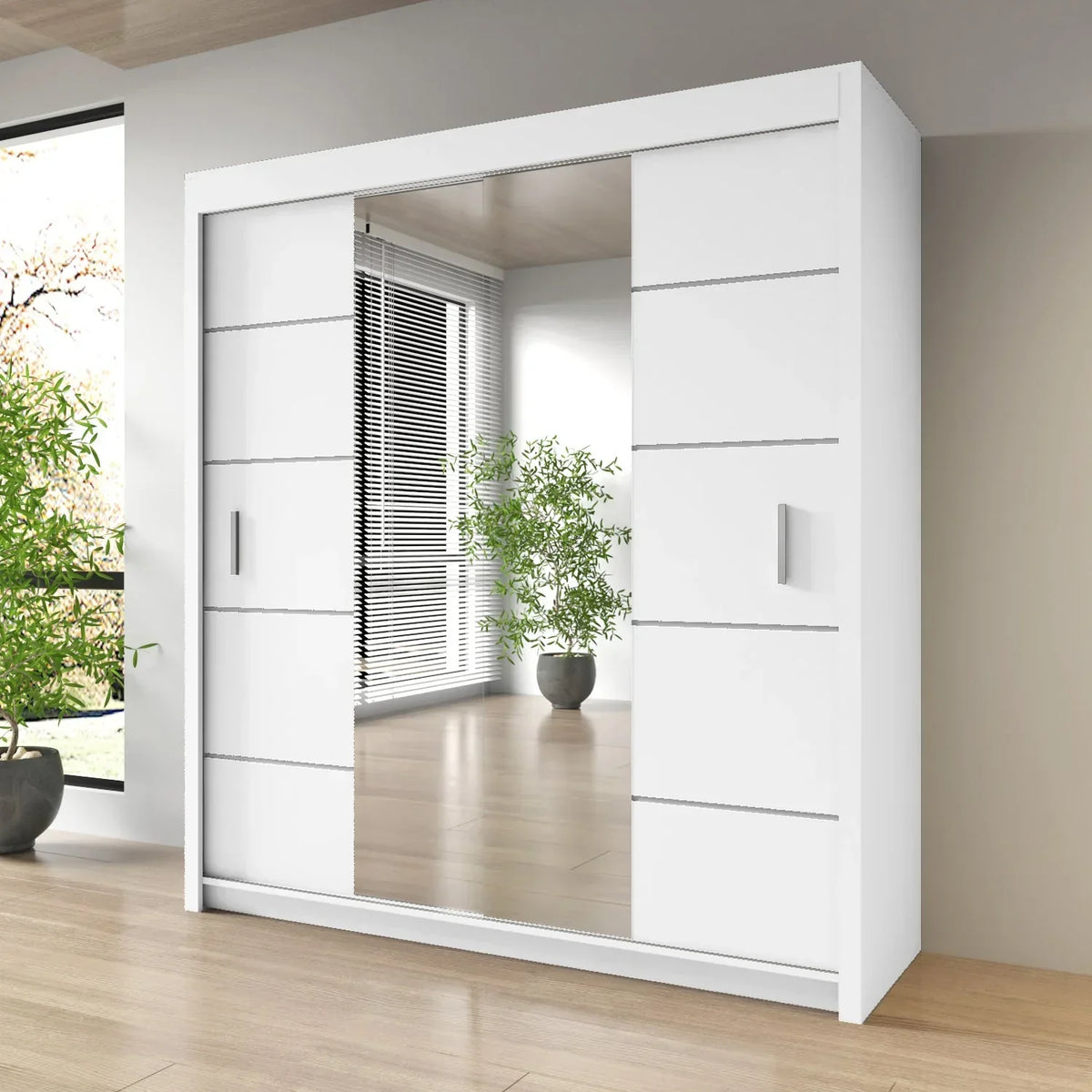 Lisboan Mirror Sliding Wardrobe