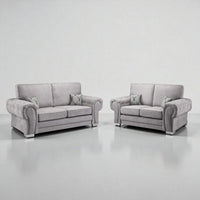 Verona 3+2 Sofa Set – Grey