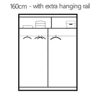 Delta wardrobe sliding one
