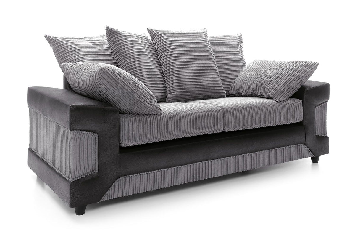 DINO Jumbo Cord Fabric 2-Seater Sofa - Comfortable Living Room Furniture