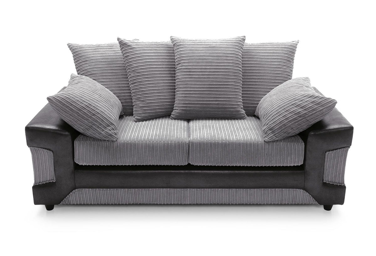 DINO Jumbo Cord Fabric 2-Seater Sofa - Comfortable Living Room Furniture