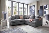 Liverpool Jumbo 5 Seater Wide Armrests With Footstool High quality Fabric Sofa