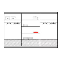 Florence High Gloss Wardrobe