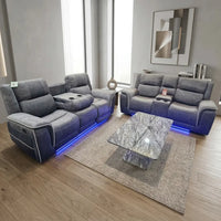 Hannah Electric Recliner 3+2 Sofa  Fabric