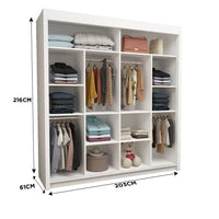 Venice Sliding Door Mirror Wardrobe