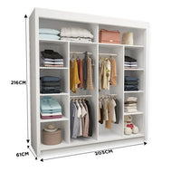 Lisboan Mirror Sliding Wardrobe