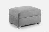 Bishop U-Shape Kensigton Scatter Back Moveable Footstools Rolled Arms Sofa