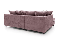 Dilano Chenille Fabric Corner Sofa Left or Right Facing L-Shaped Sofa