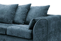 Dilano Chenille Fabric Corner Sofa Left or Right Facing L-Shaped Sofa