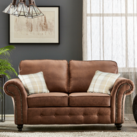 Oakland 3+2 Seater Leather-  Tan or Charcoal Black
