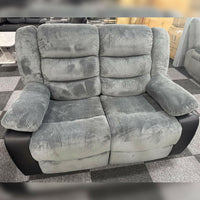 Rio Grey Cord Fabric Recliner Sofa Set – 3+2 Seater