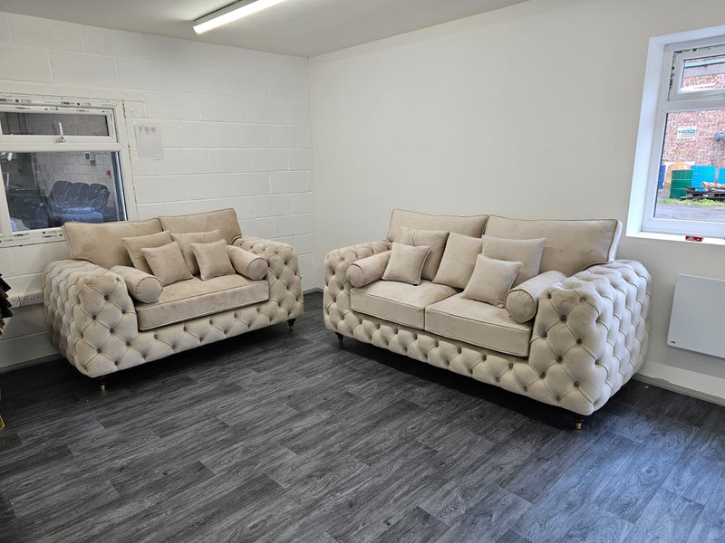 Royale Ashton Chesterfield Sofa Set 3+2 Seater