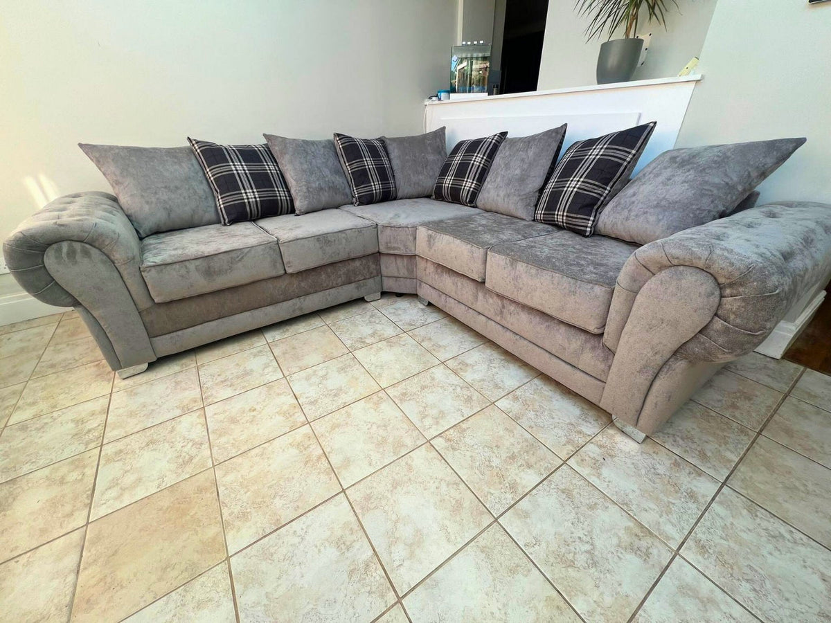 Verona 5 Seater Scatter Back Corner Sofa